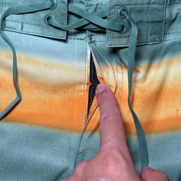 Speedo Coastal Ombre Men's Swim Trunk Size Large NWT Multicolor - Picture 5 of 9